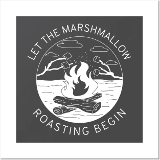 Let the Marshmallow Roasting Begin Posters and Art